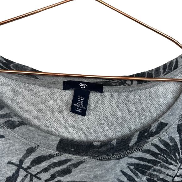 Gap Factory Tropical Leafy Sweatshirt - Women's XL - Cotton - Picture 4 of 7